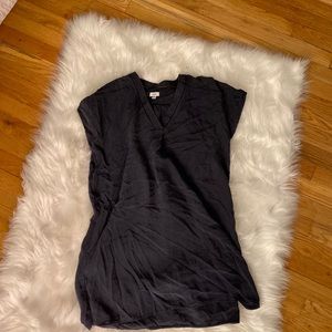 vince silk dress perfect with leggings